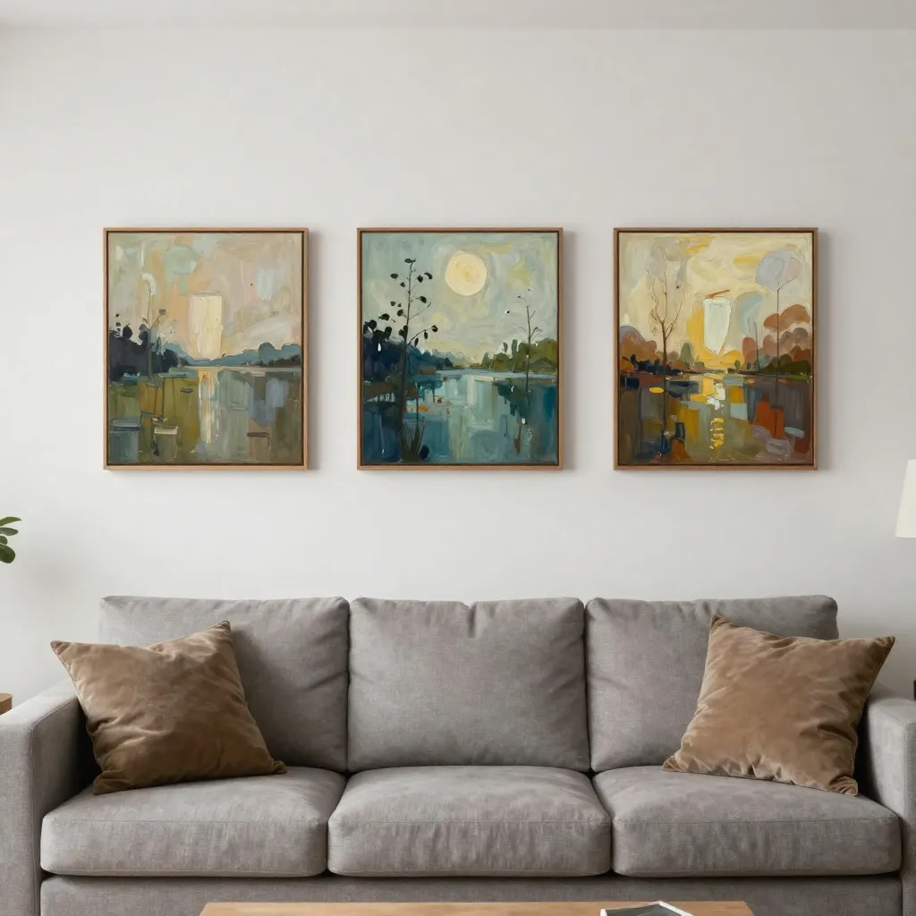 Färdig konstinstallation